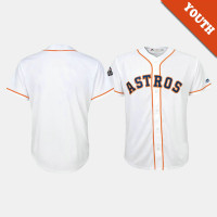 Youth Houston Astros 2019 World Series Bound White Cool Base Jersey
