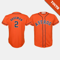 Youth Houston Astros Alex Bregman #2 Orange Cool Base Majestic Alternate Official Jersey Youth Houston Astros Alex Bregman #2 Orange Cool Base Majestic Alternate Official Jersey