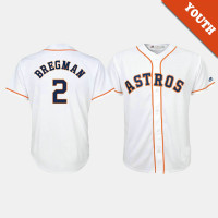 Youth Houston Astros Alex Bregman #2 White Cool Base Official Home Jersey Youth Houston Astros Alex Bregman #2 White Cool Base Official Home Jersey
