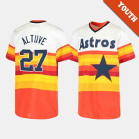 Youth Houston Astros Jose Altuve #27 White Cooperstown Collection Home Jersey Youth Houston Astros Jose Altuve #27 White Cooperstown Collection Home Jersey