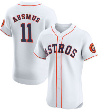 Brad Ausmus #11 Houston Astros Home Retired Player Jersey - White Elite
