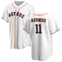 Brad Ausmus #11 Houston Astros Home Retired Player Jersey - White Replica