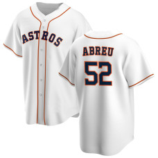 Bryan Abreu #52 Houston Astros Home Jersey - White Replica