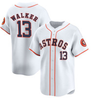 Christian Walker #13 Houston Astros Home Jersey - White Limited Christian Walker #13 Houston Astros Home Jersey - White Limited