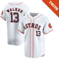 Christian Walker #13 Houston Astros Youth 2024 World Tour Mexico City Series Home Jersey - White Limited Christian Walker #13 Houston Astros Youth 2024 World Tour Mexico City Series Home Jersey - White Limited