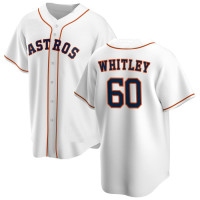 Forrest Whitley #60 Houston Astros Home Jersey - White Replica Forrest Whitley #60 Houston Astros Home Jersey - White Replica