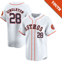 Jon Singleton #28 Houston Astros Youth 2024 World Tour Mexico City Series Home Jersey - White Limited Jon Singleton #28 Houston Astros Youth 2024 World Tour Mexico City Series Home Jersey - White Limited
