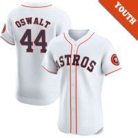 Roy Oswalt #44 Houston Astros Youth Home Retired Player Jersey - White Limited