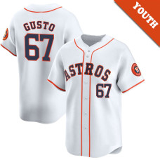 Ryan Gusto #67 Houston Astros Youth 2024 World Tour Mexico City Series Home Jersey - White Limited Ryan Gusto #67 Houston Astros Youth 2024 World Tour Mexico City Series Home Jersey - White Limited