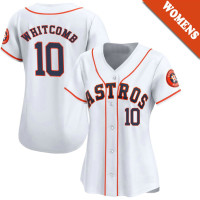 Shay Whitcomb #10 Houston Astros Women's Home Jersey - White Limited Shay Whitcomb #10 Houston Astros Women's Home Jersey - White Limited