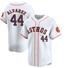 Yordan Alvarez #44 Houston Astros Home Jersey - White Limited